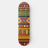 Afrika Etnisch Kunstpatroon Persoonlijk Skateboard (Voorkant)