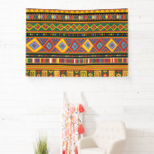 Afrika Etnisch Kunstpatroon Spandoek (Insitu)