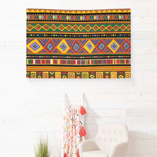 Afrika Etnisch Kunstpatroon Spandoek (Insitu)