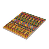 Afrika Etnisch Kunstpatroon Tegeltje (Zijkant)