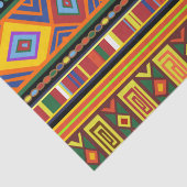 Afrika Etnisch Kunstpatroon Tissuepapier (Detail)