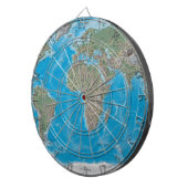 Afrika, Europa en het Dartboard van de Wereldkaart Dartbord (Voorkant Rechts)