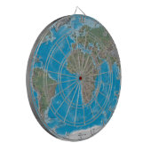 Afrika, Europa en het Dartboard van de Wereldkaart Dartbord (Voorkant Links)