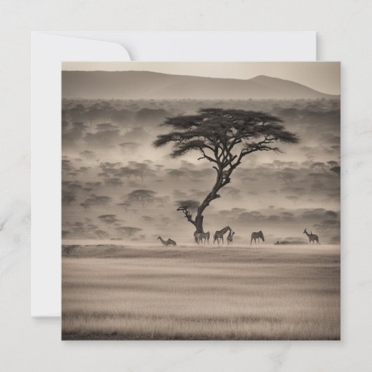 Afrika Feestdagenkaart (Voorkant)