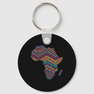 Afrika Flag Kente Cloth Black Pride African Americ Sleutelhanger
