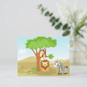 Afrika from my World animal series Briefkaart (Staand voorkant)