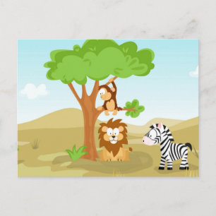 Afrika from my World animal series Briefkaart