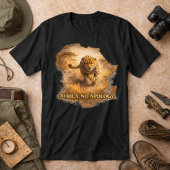 Afrika Geen excuses. Jachtluipaard | Afrika trots  Tri-Blend Shirt
