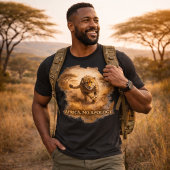 Afrika Geen excuses. Jachtluipaard | Afrika trots  Tri-Blend Shirt