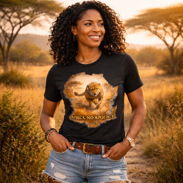 Afrika Geen excuses. Jachtluipaard | Afrika trots Tri-Blend Shirt