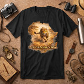 Afrika Geen excuses. Jachtluipaard | Afrika trots  Tri-Blend Shirt