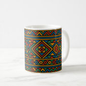 Afrika Geometrische Ndebele Mok (Voorkant rechts)
