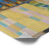 Afrika, Ghana, Accra. Accra Textiel & Ambacht Poster (Hoek)