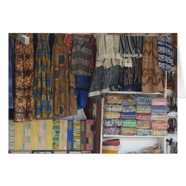 Afrika, Ghana, Accra. Accra Textile & Handicraft (Voorkant Horizontaal)