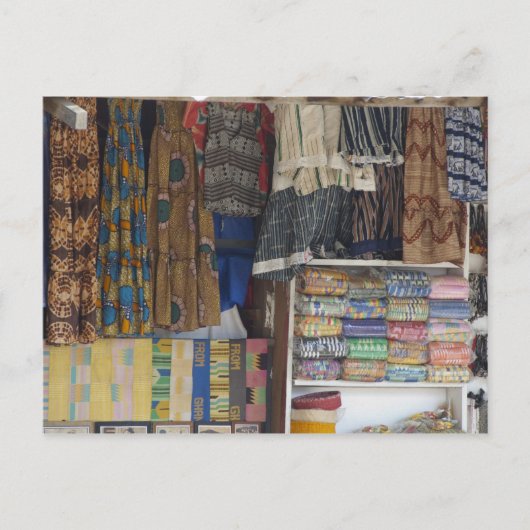 Afrika, Ghana, Accra. Accra Textile & Handicraft Briefkaart (Voorkant)