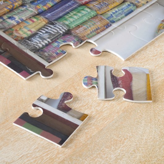Afrika, Ghana, Accra. Accra Textile & Handicraft Legpuzzel (Zijkant)