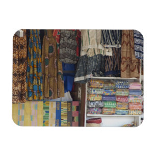 Afrika, Ghana, Accra. Accra Textile & Handicraft Magneet