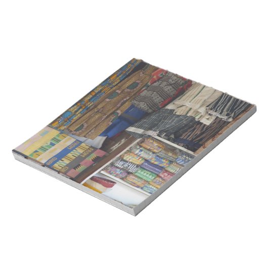 Afrika, Ghana, Accra. Accra Textile & Handicraft Notitieblok (Linkerzijde)