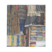Afrika, Ghana, Accra. Accra Textile & Handicraft Notitieblok (Voorkant)