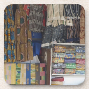 Afrika, Ghana, Accra. Accra Textile & Handicraft Onderzetter