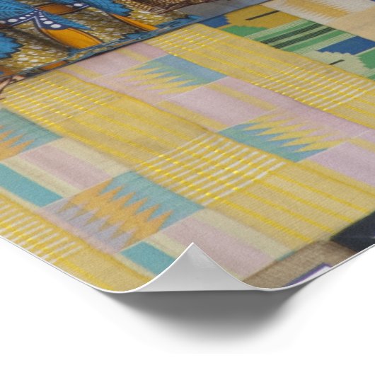 Afrika, Ghana, Accra. Accra Textile & Handicraft Poster (Hoek)