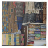 Afrika, Ghana, Accra. Accra Textile & Handicraft Tegeltje (Voorkant)