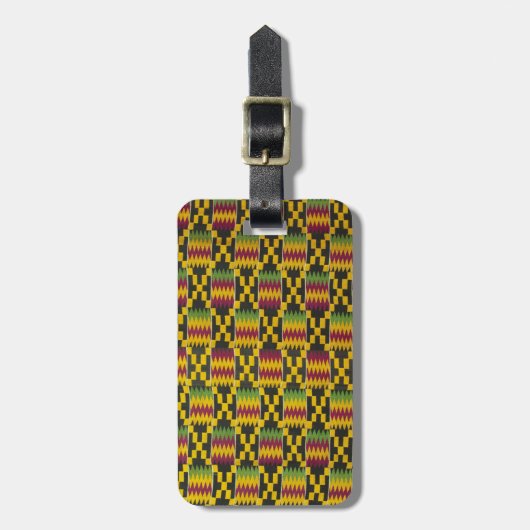 Afrika, Ghana, Accra. Nationaal Museum, 2 Bagagelabel (Voorkant verticaal)