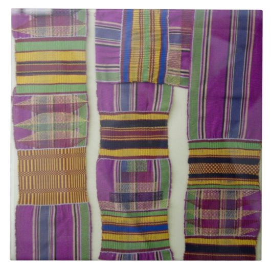 Afrika, Ghana, Accra. Nationaal Museum, beschouwd Tegeltje (Voorkant)