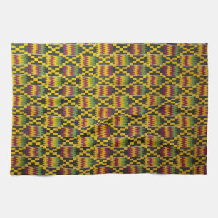 Afrika, Ghana, Accra. Nationaal Museum, beschouwd Theedoek