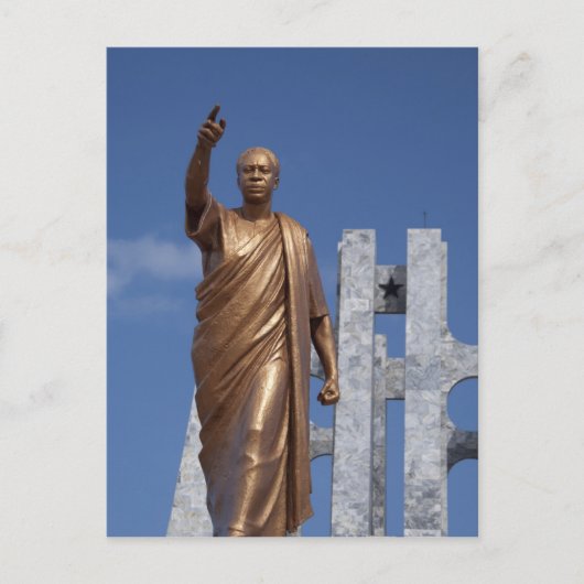 Afrika, Ghana, Accra. Nkrumah Mausoleum Briefkaart (Voorkant)