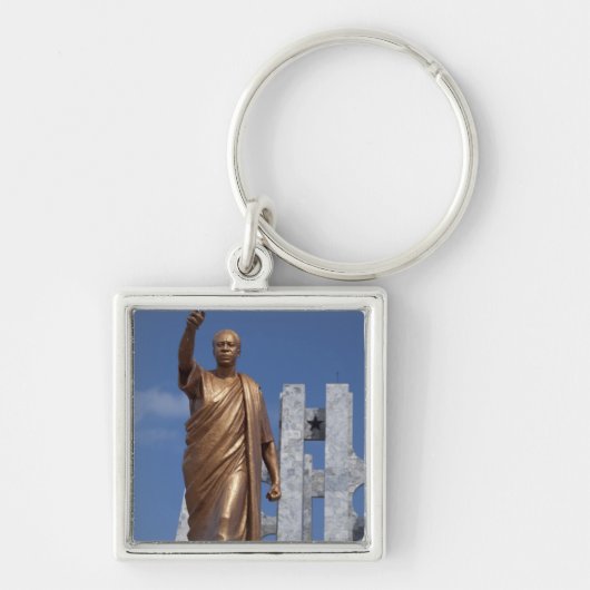 Afrika, Ghana, Accra. Nkrumah Mausoleum, definitie Sleutelhanger (Voorkant)