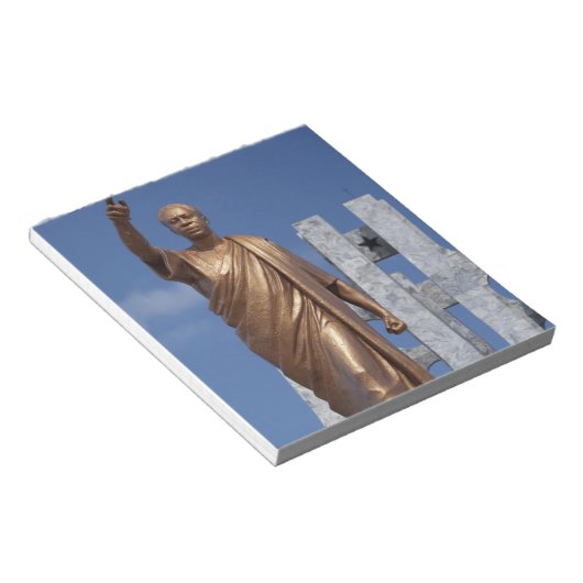 Afrika, Ghana, Accra. Nkrumah Mausoleum, finaal Notitieblok (Schuin)