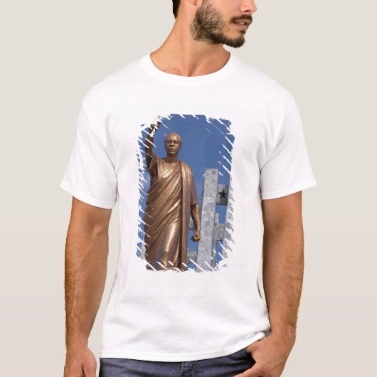 Afrika, Ghana, Accra. Nkrumah Mausoleum, finaal T-shirt (Voorkant)