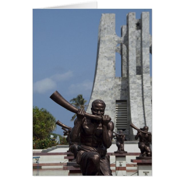 Afrika, Ghana, Accra. Nkrumah Mausoleum, laatste 2 (Voorkant)