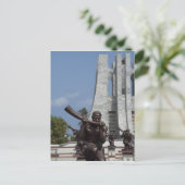 Afrika, Ghana, Accra. Nkrumah Mausoleum, laatste 2 Briefkaart (Staand voorkant)