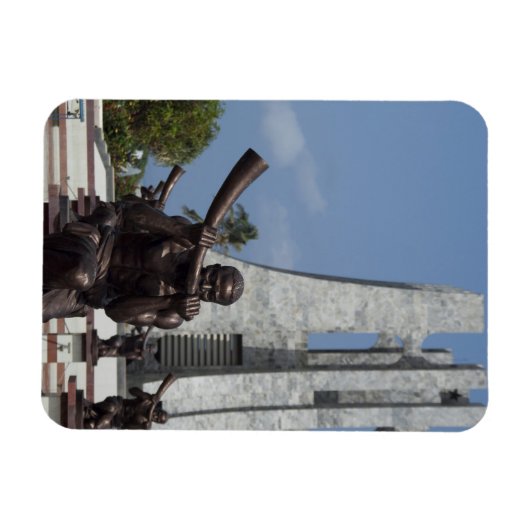 Afrika, Ghana, Accra. Nkrumah Mausoleum, laatste 2 Magneet (Horizontaal)