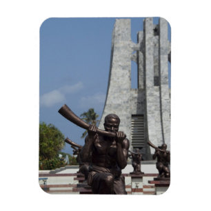 Afrika, Ghana, Accra. Nkrumah Mausoleum, laatste 2 Magneet