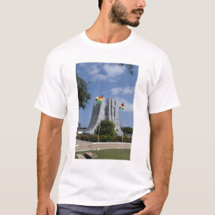 Afrika, Ghana, Accra. Nkrumah Mausoleum, laatste 3 T-shirt