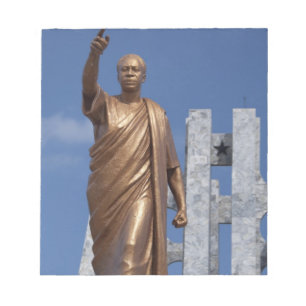Afrika, Ghana, Accra. Nkrumah Mausoleum, laatste Notitieblok