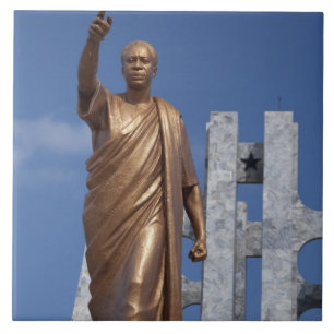 Afrika, Ghana, Accra. Nkrumah Mausoleum, laatste Tegeltje