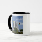 Afrika, Ghana, Accra. Nkrumah Mausoleum, punt 3 Mok (Voorkant links)