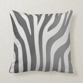 Afrika grijze en witte Zebra Kussen