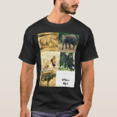 Afrika groot 5 t-shirt (Voorkant)