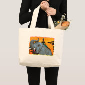 "Afrika!" Grote Tote Bag (Voorkant (product))