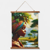 Afrika Hangend Wandkleed (Voorkant)