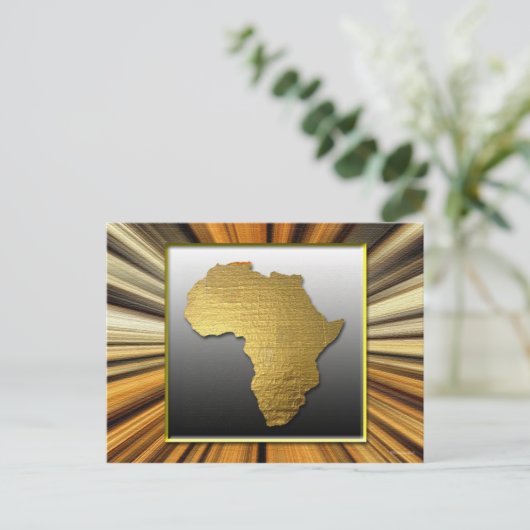 Afrika Het land van goud Briefkaart (Staand voorkant)