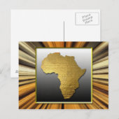 Afrika Het land van goud Briefkaart (Voorkant / Achterkant)