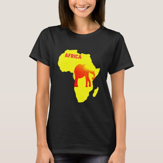 Afrika het rijkste continent ter wereld veilig t-shirt (Voorkant)