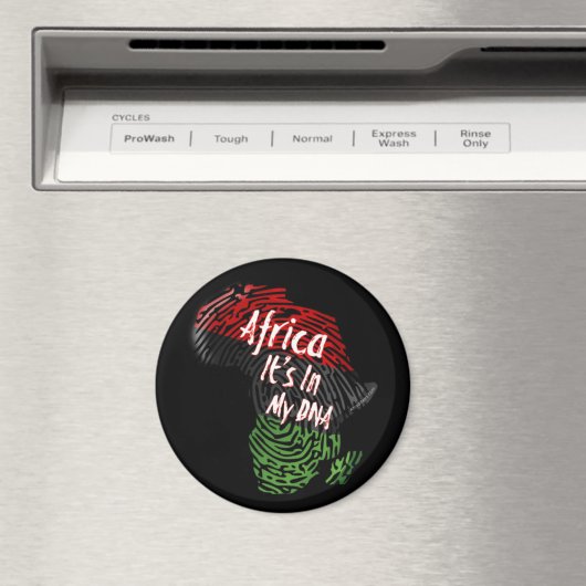 Afrika Het zit in mijn DNA Magneet (Insitu (Vaatwasser))