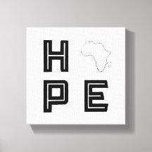 Afrika Hope Canvas Kunst